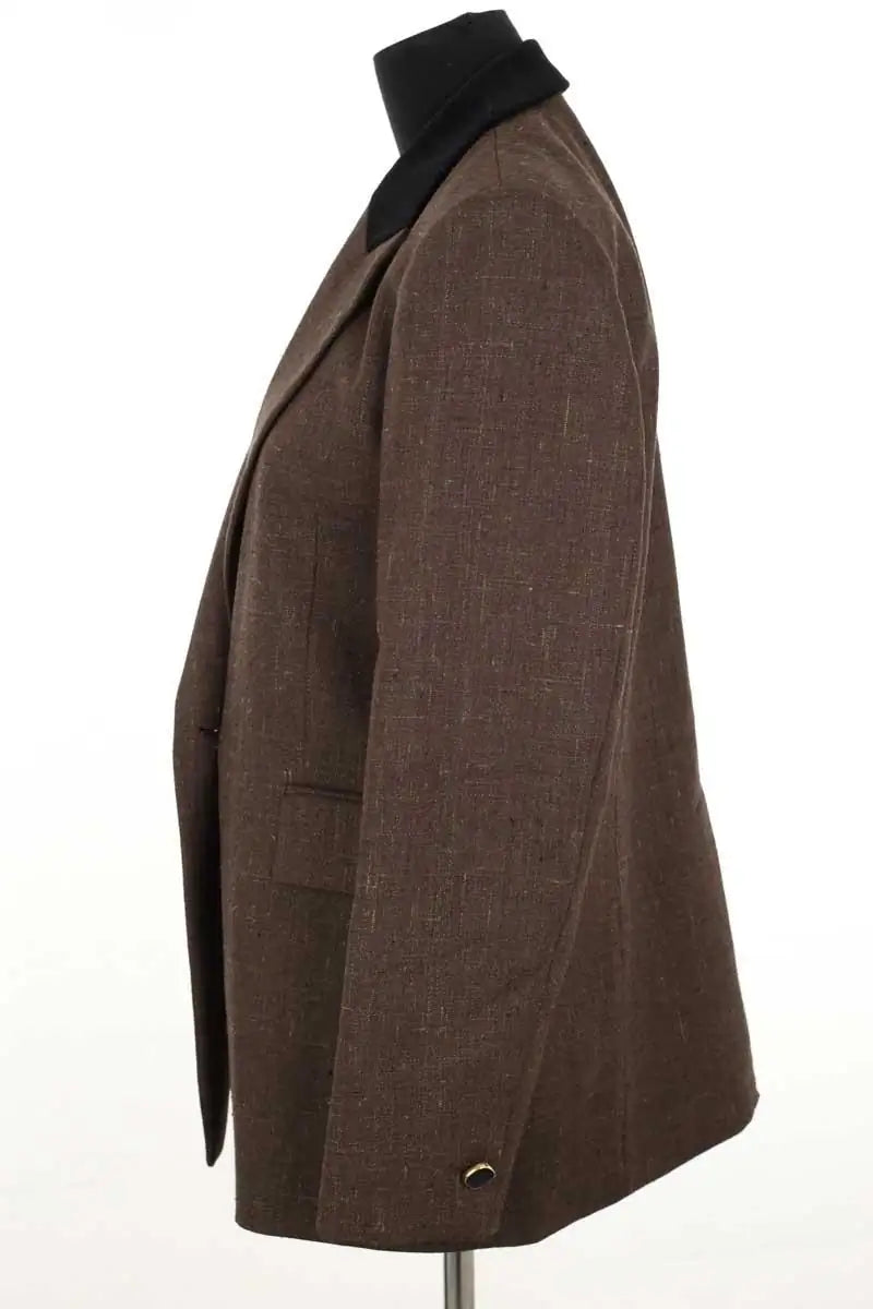 Blazer Sandro Marron en Viscose