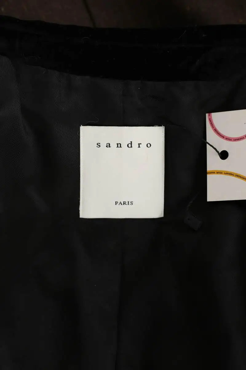 Blazer Sandro Marron en Viscose