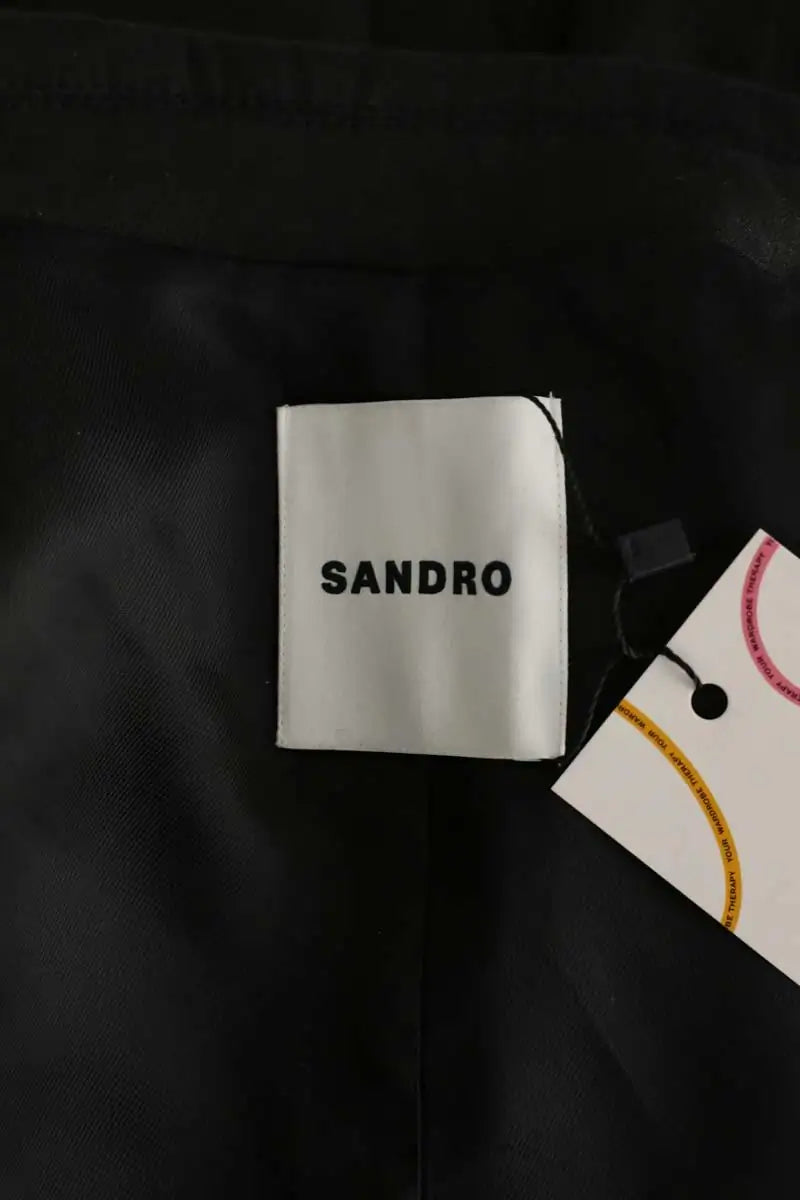 Blazer Sandro Noir en Coton