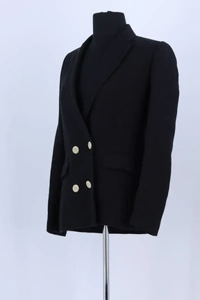 Blazer Sandro Noir en Coton