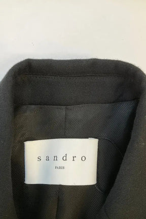 Blazer Sandro Noir en Coton
