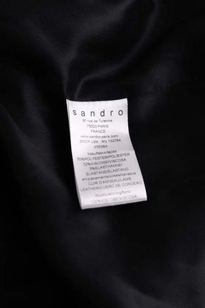 Blazer Sandro Noir en Synthétique