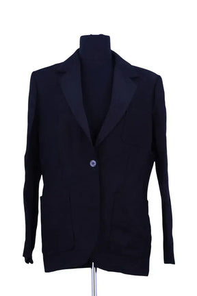 Blazer Sandro Noir en Viscose, taille M - Seconde Main