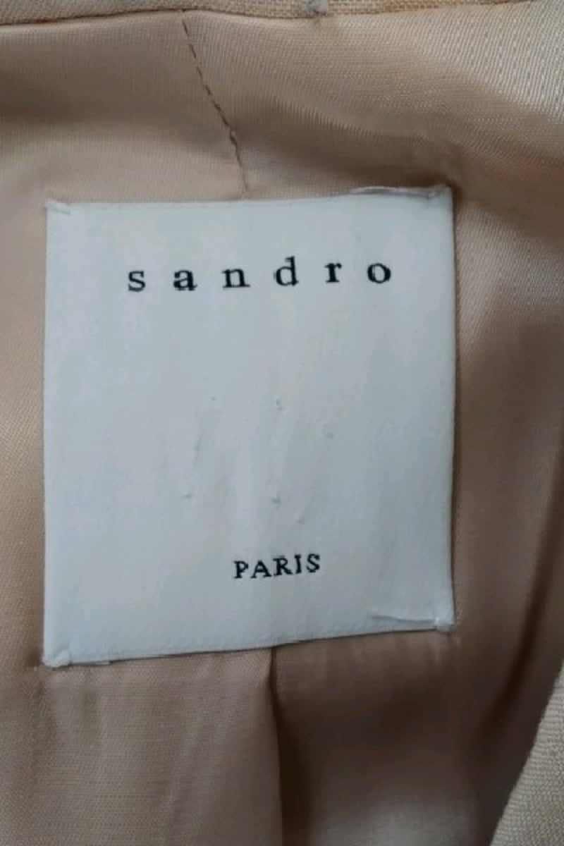 Blazer Sandro Rose en Viscose
