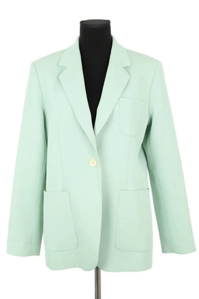 Blazer Sandro Vert en Polyester, taille L - Seconde Main