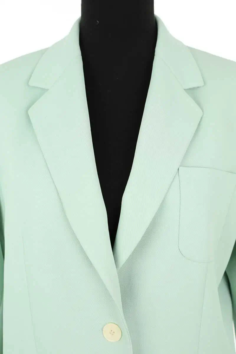 Blazer Sandro Vert en Polyester