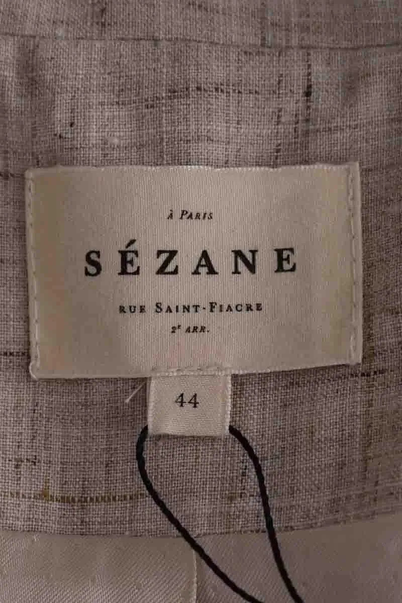Blazer Sézane Beige en Viscose