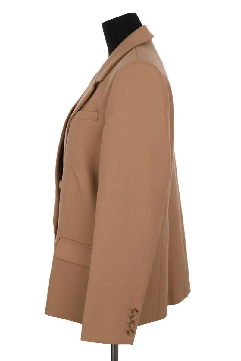 Blazer Sézane Christie Camel en Synthétique