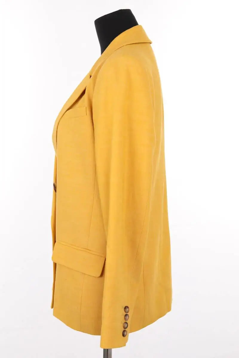 Blazer Sézane Jaune en Viscose