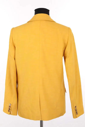 Blazer Sézane Jaune en Viscose
