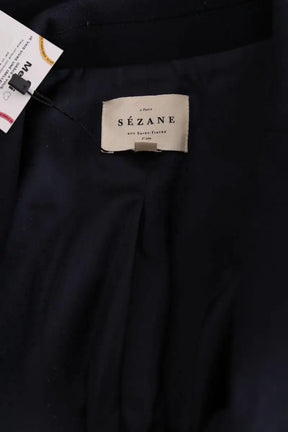 Blazer Sézane Marine en Synthétique