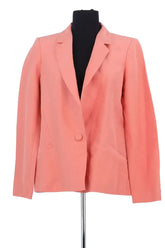 Blazer Sézane Rose en Lin, taille M - Seconde Main