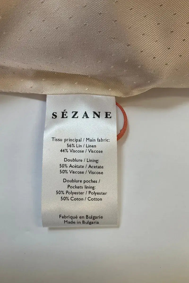 Blazer Sézane Rose en Lin