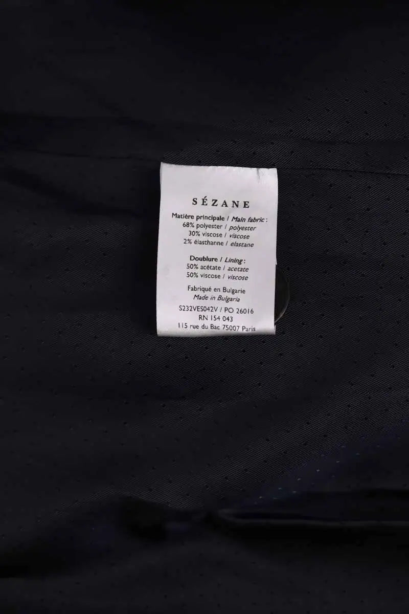 Blazer Sézane Rose en Synthétique
