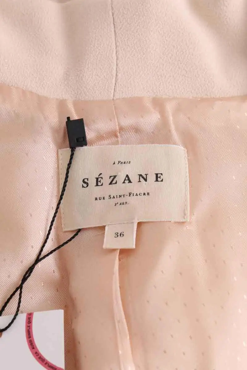 Blazer Sézane Rose en Synthétique