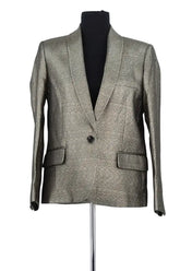 Blazer Soeur Doré en Coton, taille S - Seconde Main