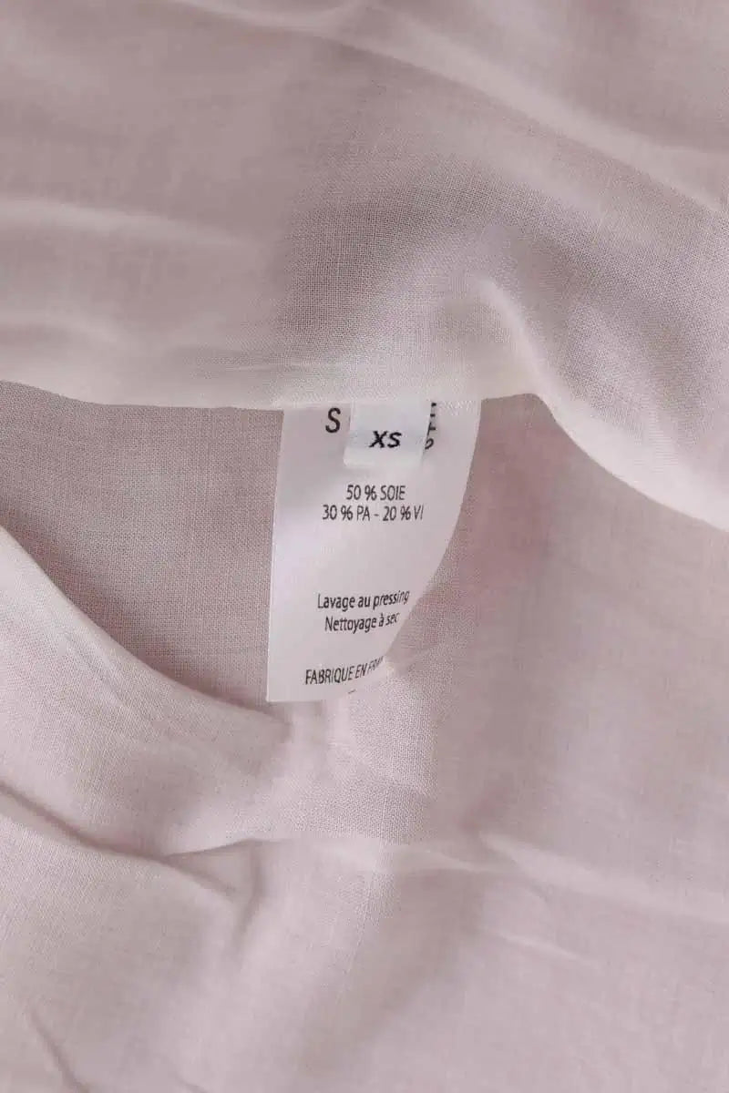 Blazer Songe Lab Rose en Soie