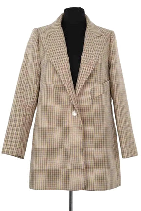 Blazer Tara Jarmon Jaune en Synthétique, taille S - Seconde Main