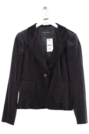 Blazer Tara Jarmon Noir en Velours, taille L - Seconde Main