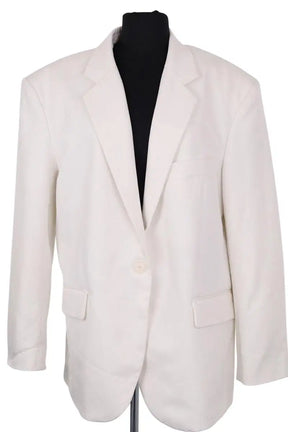 Blazer The Frankie Shop Blanc en Viscose, taille M - Seconde Main