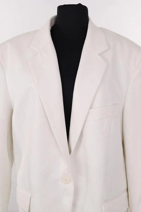 Blazer The Frankie Shop Blanc en Viscose