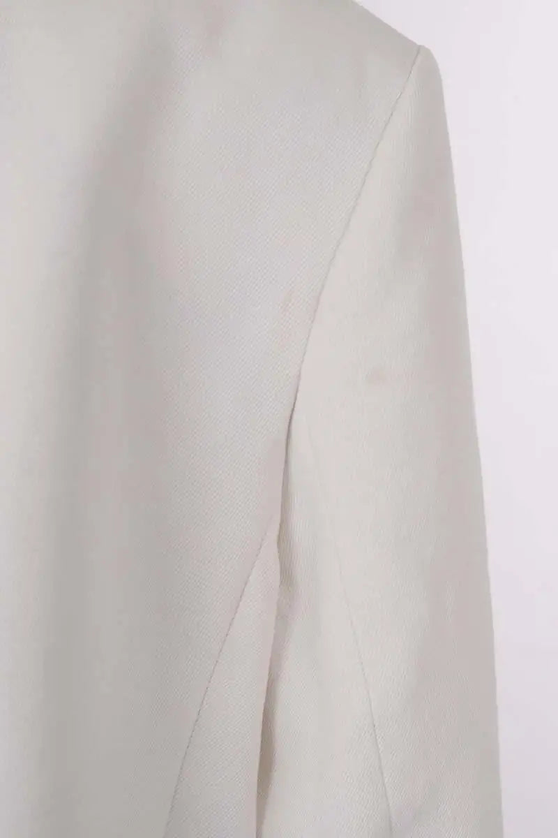Blazer The Frankie Shop Blanc en Viscose