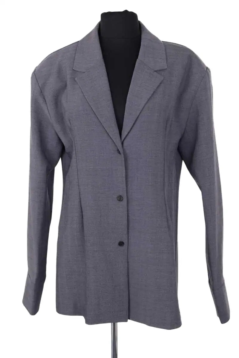 Blazer The Frankie Shop Gris en Synthétique, taille M - Seconde Main