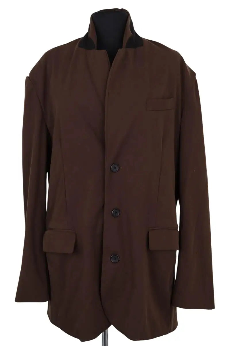 Blazer The Frankie Shop Marron en Synthétique, taille TU - Seconde Main