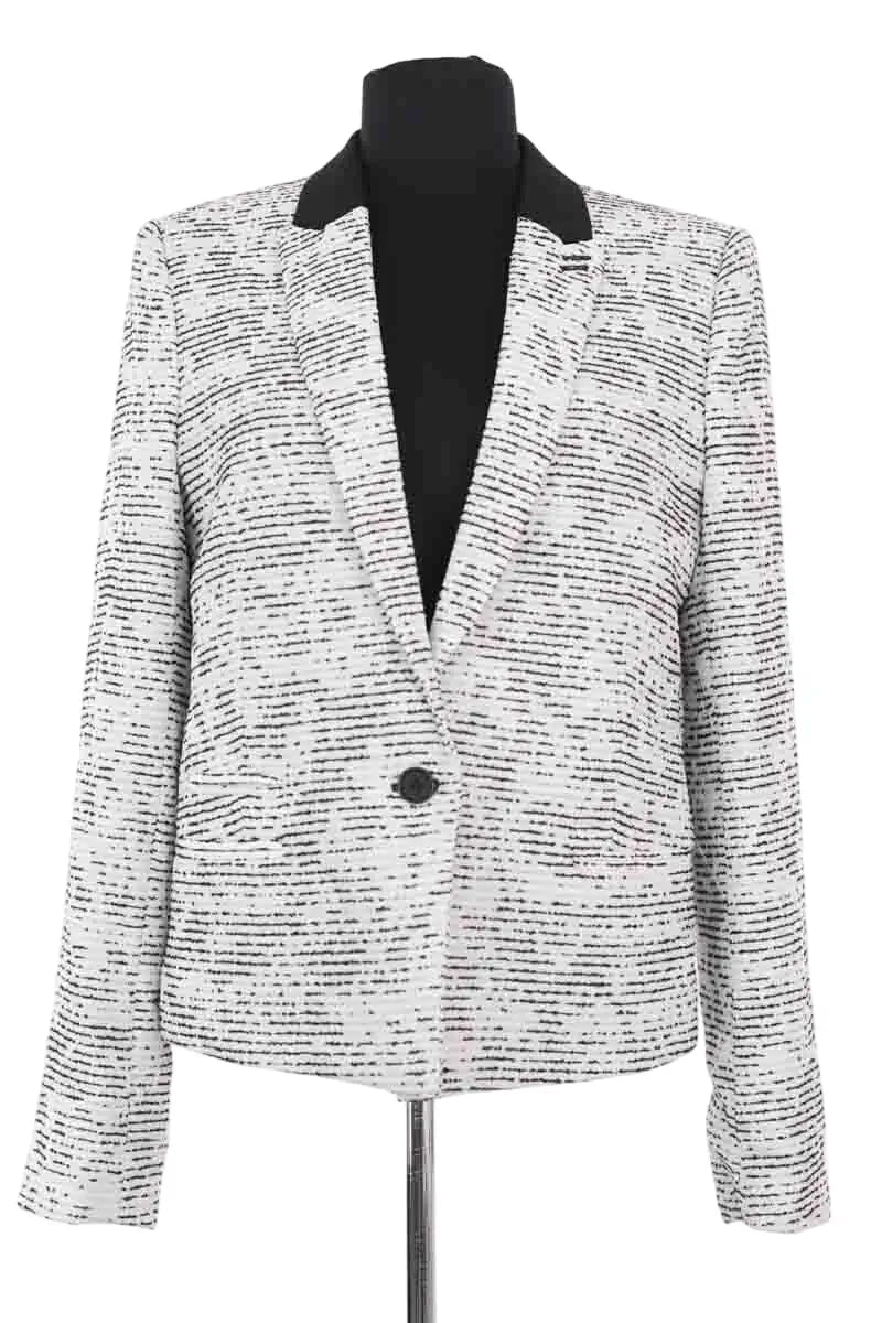 Blazer The Kooples Blanc en Synthétique, taille M - Seconde Main
