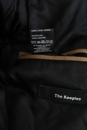 Blazer The Kooples Camel en Laine