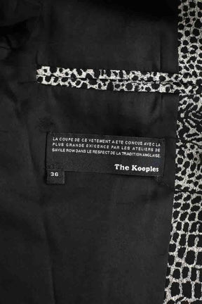 Blazer The Kooples Noir en Coton