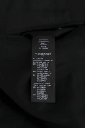 Blazer The Kooples Noir en Laine