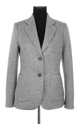 Blazer Tommy Hilfiger Gris en Coton, taille S - Seconde Main