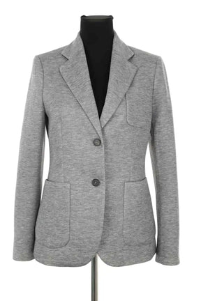 Blazer Tommy Hilfiger Gris en Coton, taille S - Seconde Main