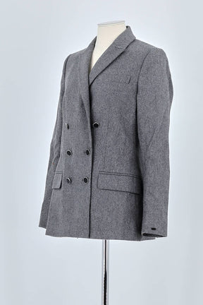 Blazer Tommy Hilfiger Gris en Laine