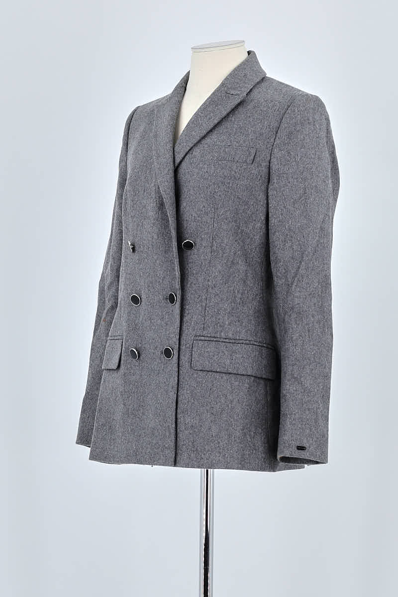 Blazer Tommy Hilfiger Gris en Laine