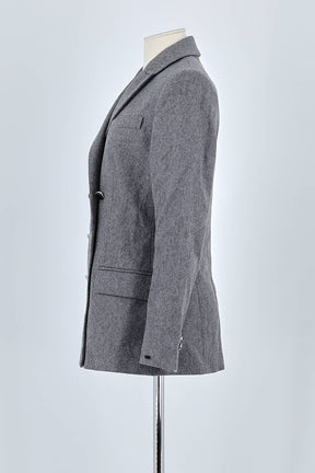 Blazer Tommy Hilfiger Gris en Laine