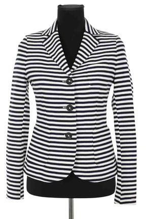 Blazer Tommy Hilfiger Marine en Coton, taille XS - Seconde Main