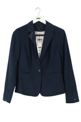 Blazer Tommy Hilfiger Marine en Coton, taille XS - Seconde Main