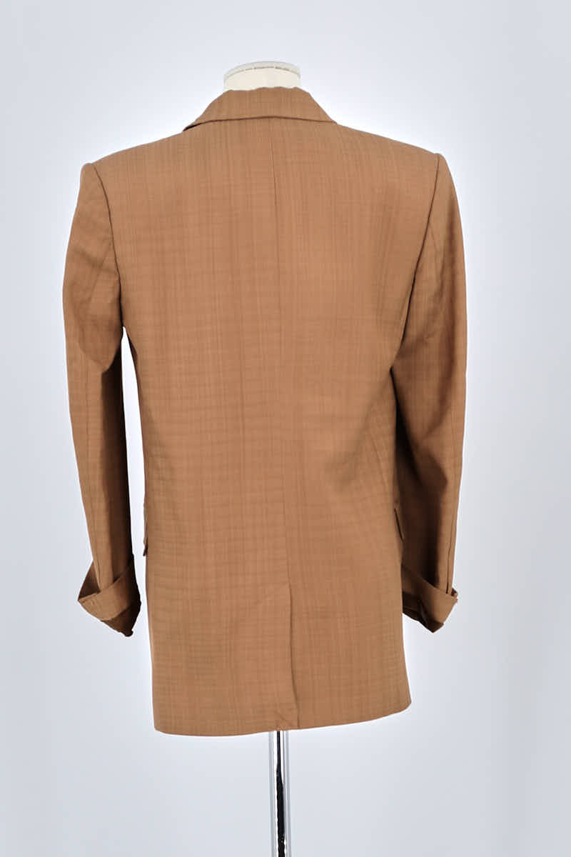 Blazer Tresse Marron en Viscose