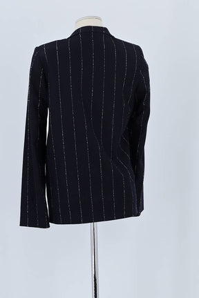 Blazer Valentine Gauthier Marine en Laine