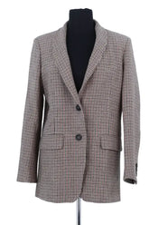 Blazer Vanessa Bruno Beige en Laine, taille S - Seconde Main