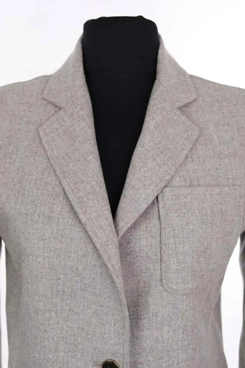 Blazer Vanessa Bruno Gris en Laine