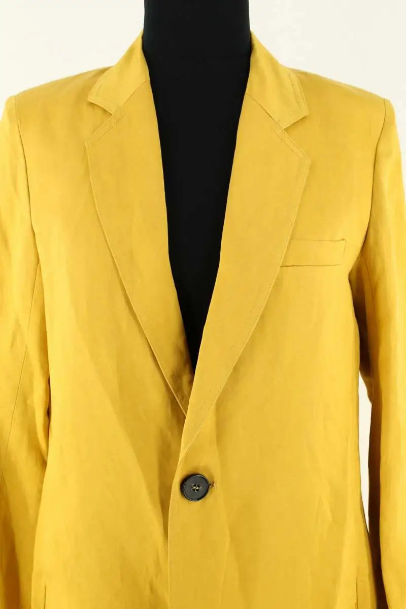 Blazer Vanessa Bruno Jaune en Lin