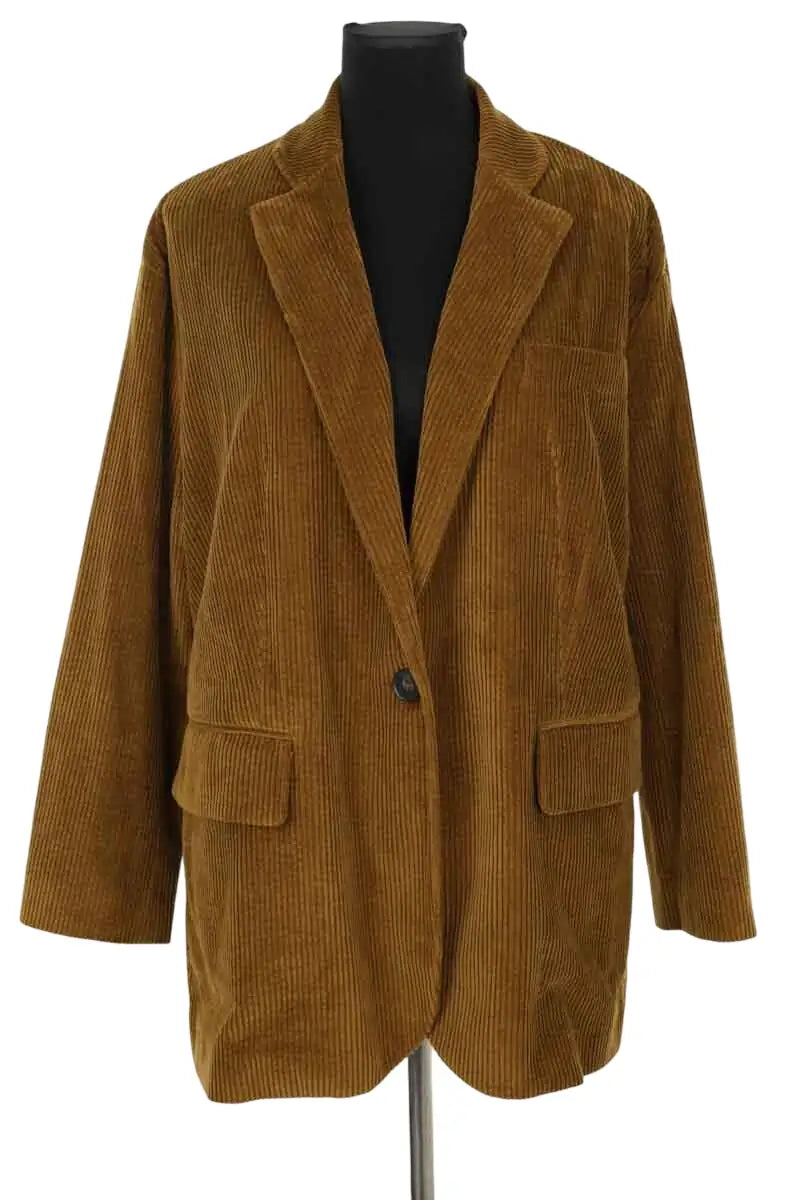 Blazer Vanessa Bruno Marron en Coton, taille XS - Seconde Main