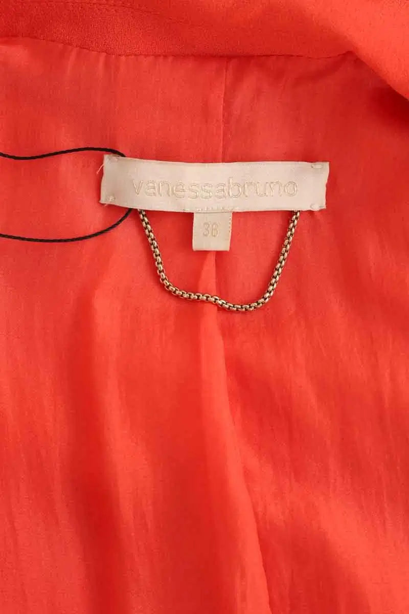 Blazer Vanessa Bruno Orange en Synthétique