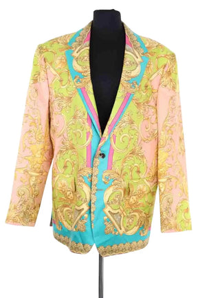 Blazer Versace Multicolore en Soie, taille 4XL - Seconde Main