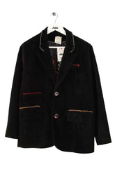 Blazer Younic By Dina Noir en Coton, taille M - Seconde Main