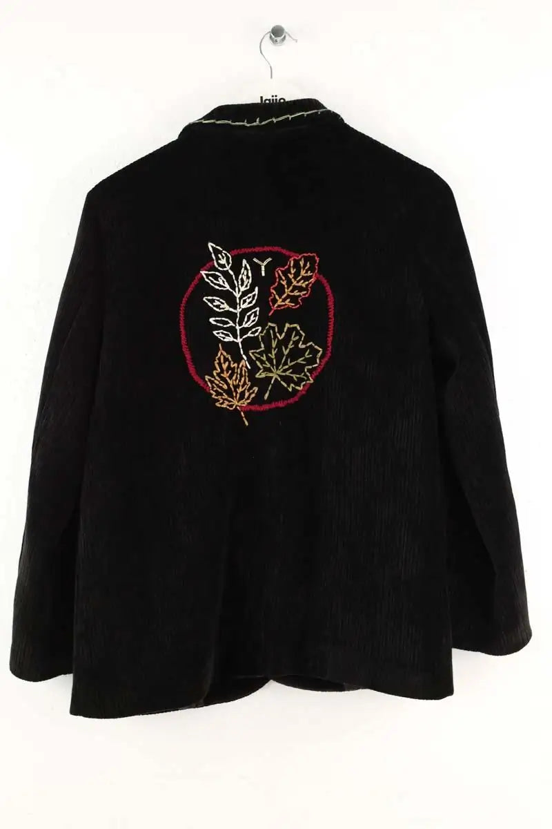 Blazer Younic By Dina Noir en Coton