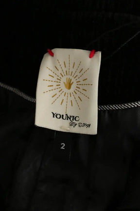 Blazer Younic By Dina Noir en Coton